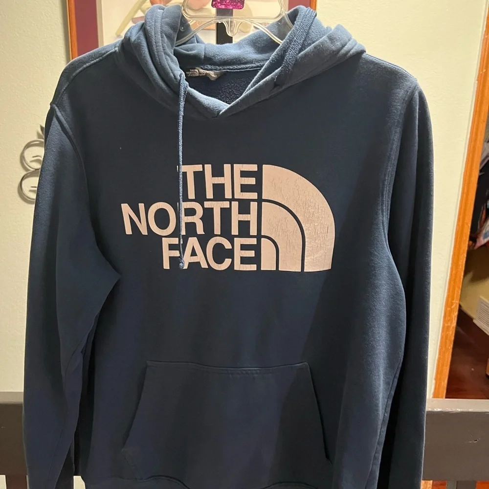 The North Face Men's Dark Blue Hoodie #173